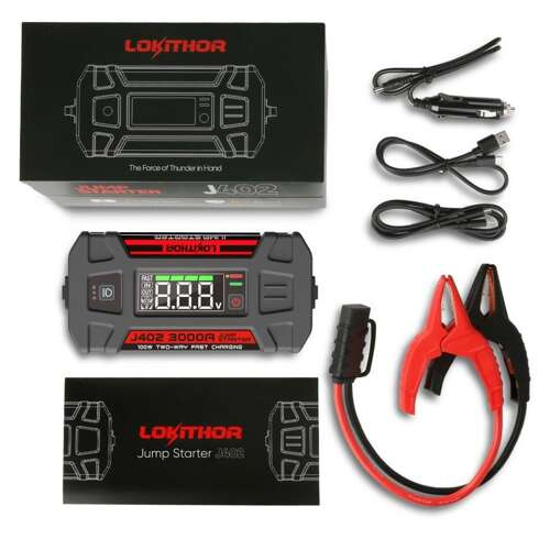 Lokithor J V A Powerbank Jump Starter Akcesoria