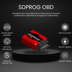 Tester diagnostyczny samochodowy SDPROG OBD uniwersalny OBD 2 OBD II