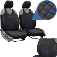 Koszulki pikowane pokrowce samochodowe na siedzenia Pok-Ter Motive Niebieskie