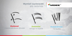 Wycieraczki samochodowe Visee H002 550/450