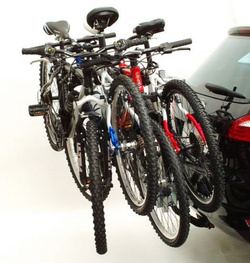 Peruzzo Arezzo 4 Bagażnik rowerowy na hak na 4 rowery + listwa świetlna 7 PIN