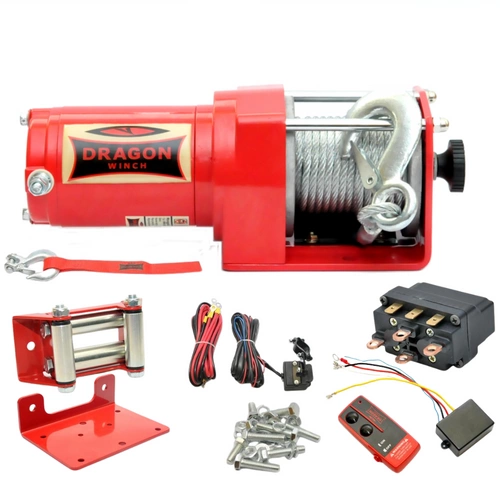 Dragon Winch DWM2500ST Wyciągarka elektryczna z liną stalową 12V 10m 1133kg