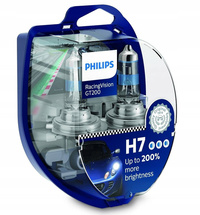 ŻARÓWKI SAMOCHODOWE H7 PHILIPS 12V 55W PX26d RacingVision GT200 KPL 2 SZT