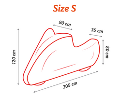 Plandeka Pokrowiec na motocykl PROTECTOR S