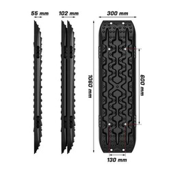 Trapy Zielone X-Bull Offroad do jazdy w piasku, błocie, śniegu + uchwyty montażowe 