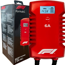 Prostownik ładowarka Formula1 6V 12V 6A BC260 AGM GEL EFB 10794F1 + zapach chupa-chups + opaska na ramię LED