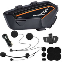 Interkom motocyklowy Freedconn F1 V2 EU Bluetooth 5.2 Hi-Fi 48h Wodoodporny PL