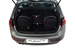 Torby do bagażnika 4 szt Kjust do Vw Golf Hatchback 2012+