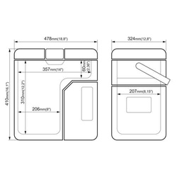 Lodówka turystyczna z kompresorem Yolco ET18 17L Bluetooth 5.0