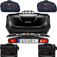 Aguri Active Bike 3 Black + Box na hak + 4 sztuki toreb do boxu