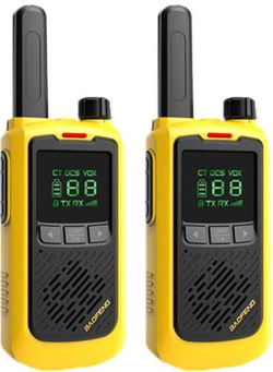 Krótkofalówka Walkie-talkie Baofeng BF-T17 Yellow PMR