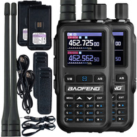 2x Krótkofalówka Radiotelefon Walkie-talkie VHF UHF PASMO LOT Baofeng UV-5R EU MINI GREY