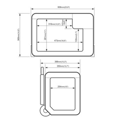 Lodówka turystyczna z kompresorem Yolco BCX30 GREY 28L + bateria modułowa + osłona termiczna