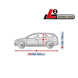 Pokrowiec na samochód Optimal Garage II Membrane L2 hatchback/kombi