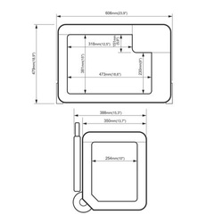 Lodówka turystyczna z kompresorem Yolco BCX40 GREY 39L + bateria modułowa + osłona termiczna