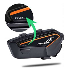 Interkom motocyklowy Freedconn F1 V2 EU Bluetooth 5.2 Hi-Fi 48h Wodoodporny PL