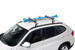 Bagażnik na narty Cruz Ski Rack 6 Dark aluminium 6 par nart 4 deski zamykany