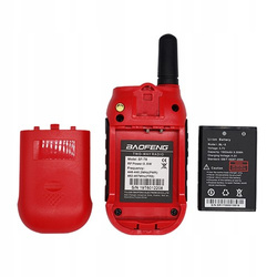 Krótkofalówka Walkie-talkie Baofeng BF-T6 Panda Red PMR