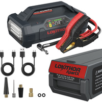 Jump Starter Lokithor ApartX LO-LIFE 12V 2500A 150PSI LED 300lm z bateria