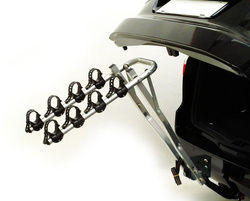 Peruzzo Arezzo 4 Bagażnik rowerowy na hak na 4 rowery + listwa świetlna 7 PIN