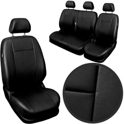 Pokrowce fotele samochodowe BUS Auto-Dekor Comfort 2+1 Czarne