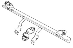 Adapter XB2 na trzeci rower do bagażnika Spinder TX2