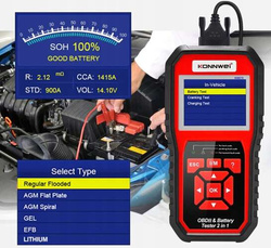 Skaner eOBD / Tester Aumulatorów 6V 12V Konnwei KW870