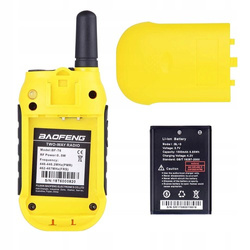 Krótkofalówka Walkie-talkie Baofeng BF-T6 Panda Yellow PMR