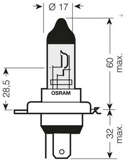 Osram h7 12v 55w px26d cool blue intense nextgeneration 5000k +100% 64210cbn-hcb