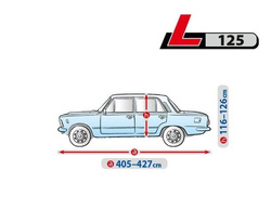 Pokrowiec na samochód Basic Garage Hatchback L125 