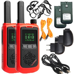 Krótkofalówka Walkie-talkie Baofeng BF-T17 Red PMR