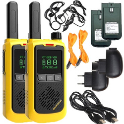 Krótkofalówka Walkie-talkie Baofeng BF-T17 Yellow PMR