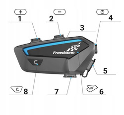 2x Interkom motocyklowy Freedconn FX