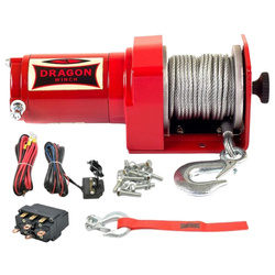 Dragon Winch DWM 2000 ST Wyciągarka elektryczna z liną stalową 10m 907 kg 12V