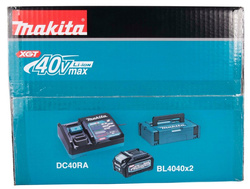 Makita Zestaw zasilający XGT - 2x BL4040 ,DC40RA