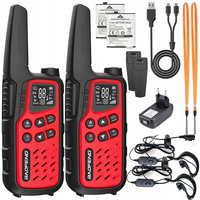 Krótkofalówka Walkie-talkie Baofeng BF-25E Red PMR podkanały