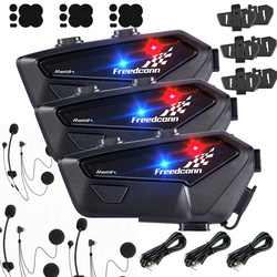 3x Interkom motocyklowy Freedconn FX Pro V2 EU MESH