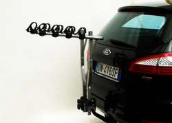 Peruzzo Arezzo 4 Bagażnik rowerowy na hak na 4 rowery + listwa świetlna 7 PIN