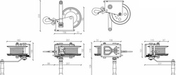 Dragon Winch DWK 25 linowa wyciągarka ręczna korbowa