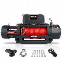 Wyciągarka elektryczna X-Bull Winch 10000 4500 kg 12V lina syntetyczna