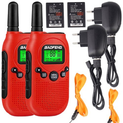 Krótkofalówka Walkie-talkie Baofeng BF-T6 Panda Red PMR