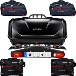 Aguri Active Bike 3 Black + Box na hak + 4 sztuki toreb do boxu