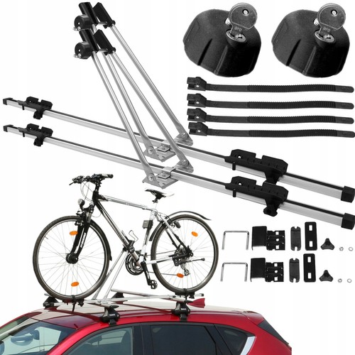 2x Bagażnik rowerowy uchwyt na 2 rowery AMOS Aluminiowo-Stalowy
