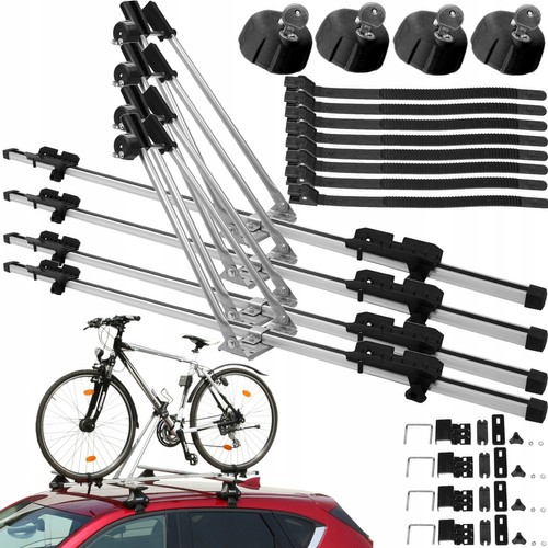 4x Bagażnik rowerowy uchwyt na 4 rowery AMOS Aluminiowo-Stalowy