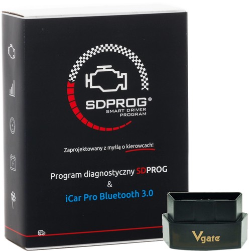 BOX iCar Pro Bluetooth 3.0 + program SDPROG PL tryb serwisowy + DPF