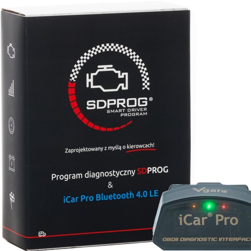 BOX iCar Pro Bluetooth 4.0 LE + program SDPROG PL tryb serwisowy + DPF