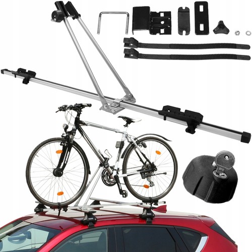 Bagażnik rowerowy uchwyt na rower AMOS 3 Aluminiowo-Stalowy