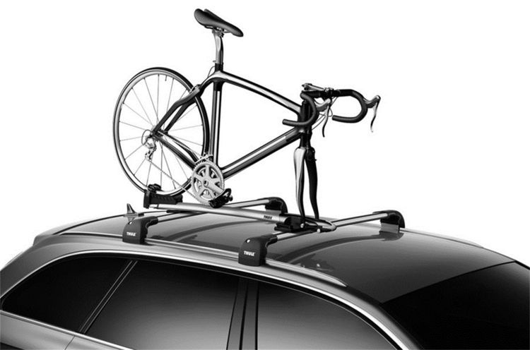 ZESTAW 3x Thule Proride 598 Silver Baga nik rowerowy na dach 3