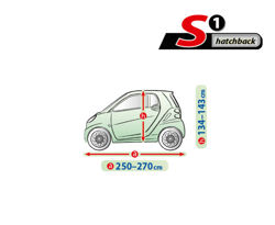 Pokrowiec na samochód Mobile Garage Hatchback Smart - S1