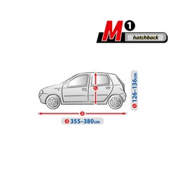 Pokrowiec na samochód Optimal Garage II Membrane M1 Hatchback